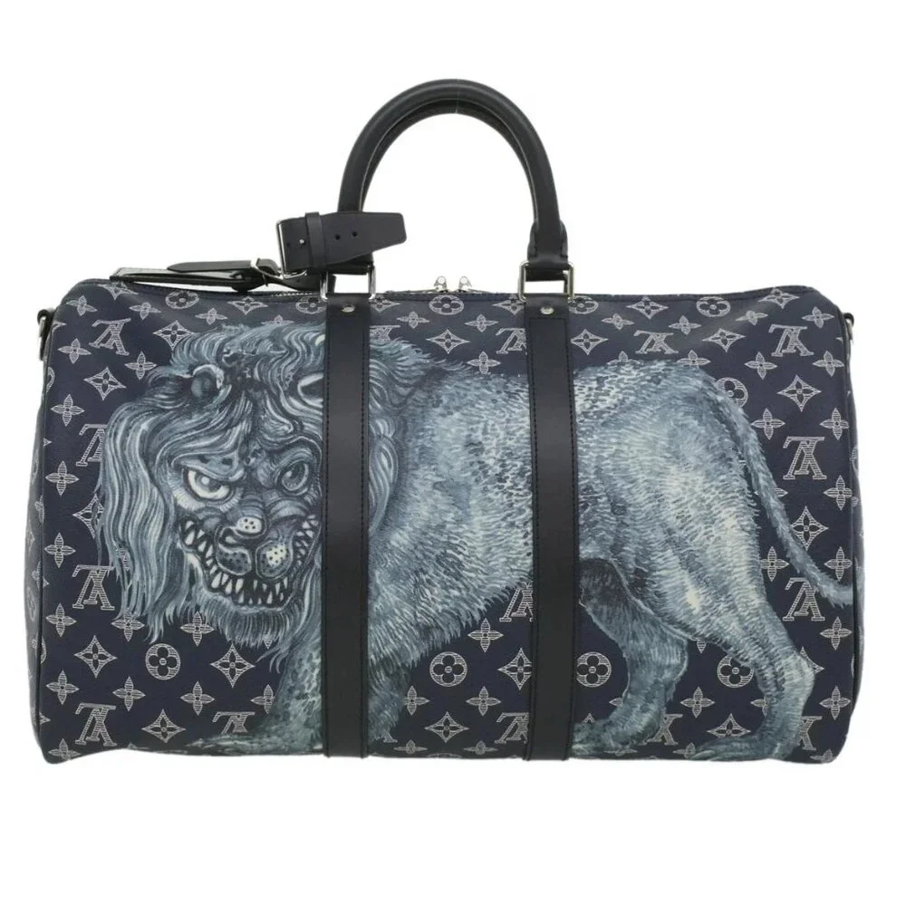 LOUIS VUITTON Monogram savanna Keepall Bandouliere 45 Boston M54129 Auth 33473S - Picture 3 of 15